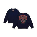 ミッチェル&ネス レディース パーカー・スウェットシャツ アウター Women's Navy Boston Red Sox Logo Lt 2.0 Pullov...