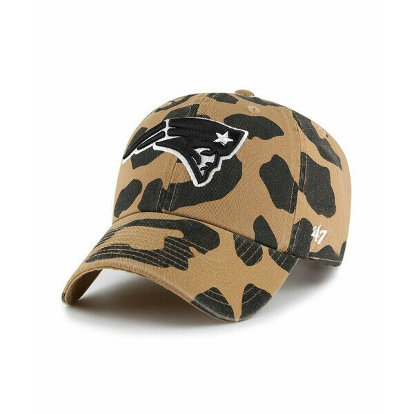 47ブランド レディース 帽子 アクセサリー Women's Tan New England Patriots Rosette Clean Up Adjustable Hat Tan