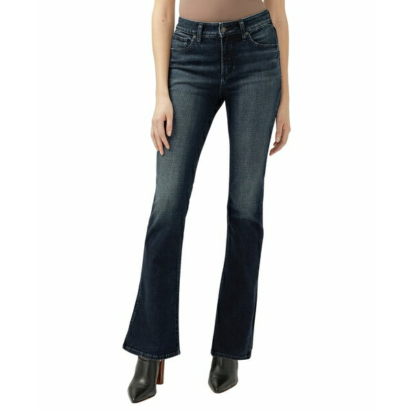 シルバージーンズ レディース デニムパンツ ボトムス Women's Avery High Rise Curvy Fit Slim Bootcut Jeans Indigo