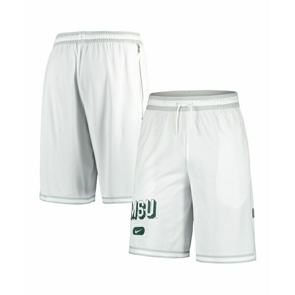 ʥ  奢ѥ ܥȥॹ Men's White Michigan State Spartans DNA 3.0 Performance Shorts White