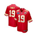 ナイキ メンズ シャツ トップス Men's Kadarius Toney Red Kansas City Chiefs Super Bowl LVII Patch Game Jersey Red(4)