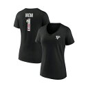 ファナティクス レディース Tシャツ トップス Women's Black Pittsburgh Penguins Team Mother's Day V-Neck T-shirt Black
