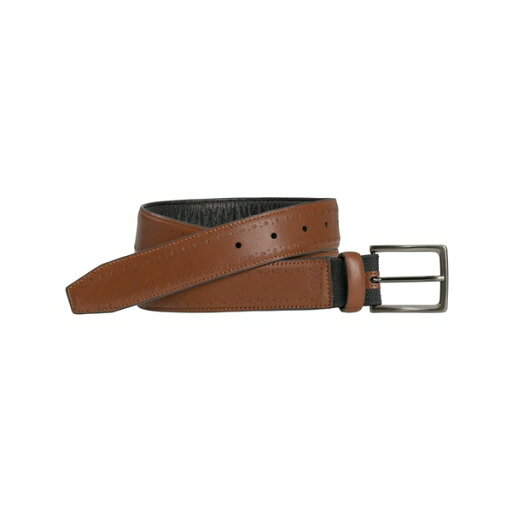 ジョンストンアンドマーフィー メンズ ベルト アクセサリー Men's XC4 Perfed Edge Belt Tan Leather ジョンストンアンドマーフィー メンズ ベルト アクセサリー Men's XC4 Perfed Edge Belt Tan Leather