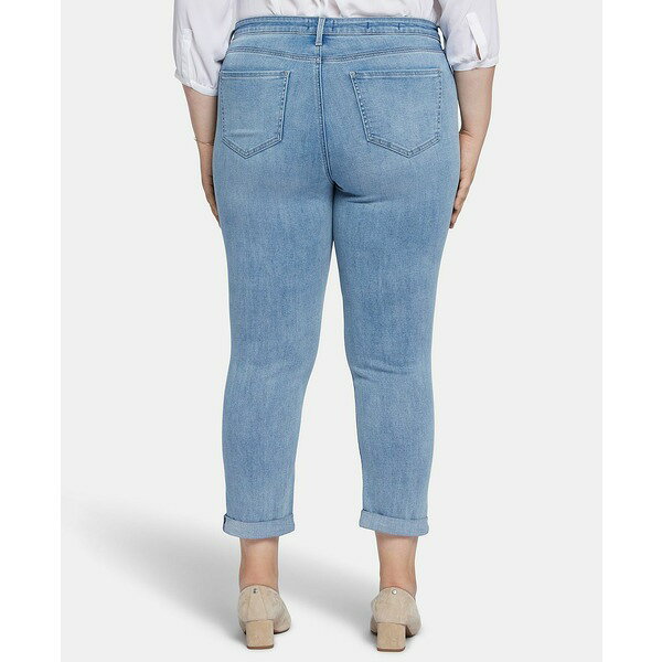 エヌワイディージェイ レディース デニムパンツ ボトムス Plus Size Sheri Slim Ankle Jean with Roll ..