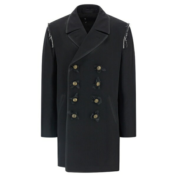 マルタンマルジェラ メンズ ジャケット&ブルゾン アウター Removable Inner Coat Black