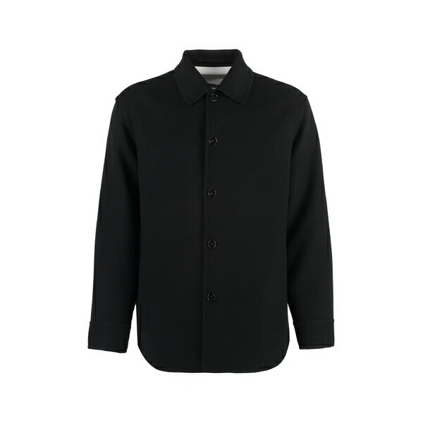 ジル・サンダー メンズ ジャケット&ブルゾン アウター Cachemire Overshirt black