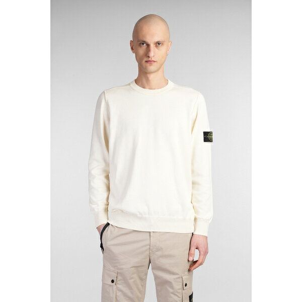 ストーンアイランド メンズ ニット&セーター アウター Compass Patch Crewneck Jumper Ivory