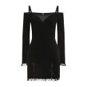 【送料無料】 ブルマリン レディース ワンピース トップス Mini dresses Black