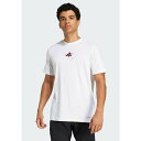 アディダス メンズ バスケットボール スポーツ TENNIS HAPPY 3 BALLS GRAPHIC TEE - Sports T-shirt - whit...