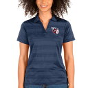 アンティグア レディース ポロシャツ トップス Cleveland Guardians Antigua Women's Compass Polo Navy