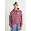 カーハート レディース パーカー・スウェットシャツ アウター HOODED CASEY - Hoodie - dusky pink/silver