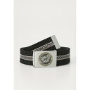 サンタクルーズ メンズ ベルト アクセサリー CARVED BELT UNISEX - Belt - black