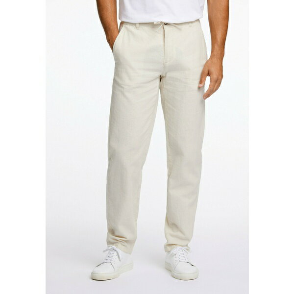 リンドーバーグ メンズ カジュアルパンツ ボトムス Trousers - lt sand