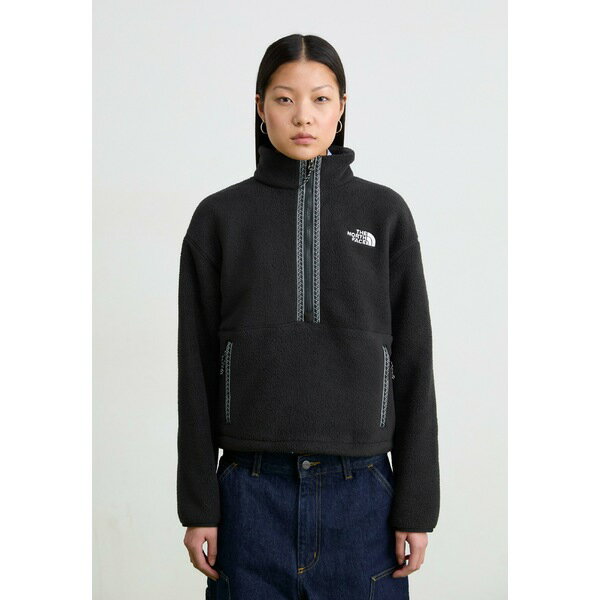 ノースフェイス レディース パーカー・スウェットシャツ アウター FLEESKI 1/4 ZIP - Fleece jumper - black