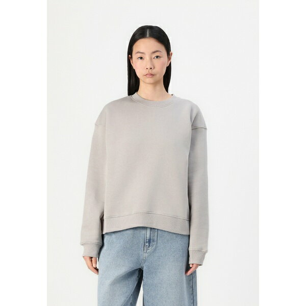 ジーナ トリコット レディース パーカー・スウェットシャツ アウター BASIC - Sweatshirt - drizzle