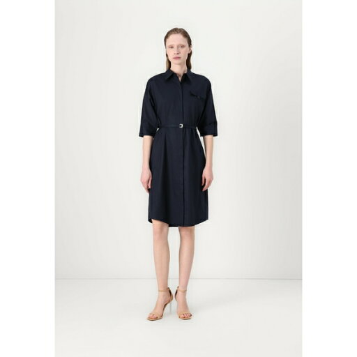 ボス レディース ワンピース トップス DIRISIA - Shirt dress - dark blue ボス レディース ワンピース トップス DIRISIA - Shirt dress - dark blue