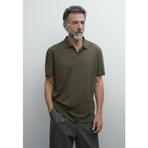 マッシモ ドゥッティ メンズ サンダル シューズ SHORT SLEEVE - Polo shirt - dark green