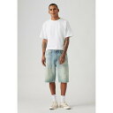 リーバイス メンズ サンダル シューズ LOOSE - Denim shorts - made away