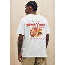 ビー ディ ジー アーバン アウトフィッターズ レディース Tシャツ トップス BAGEL TEE UNSIEX - Print T-shirt - ecru(4)
