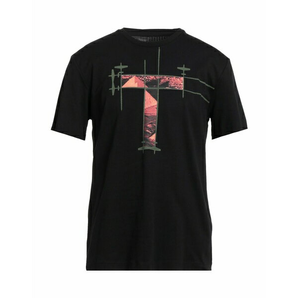 【送料無料】 トラサルディ メンズ Tシャツ トップス T-shirts Black