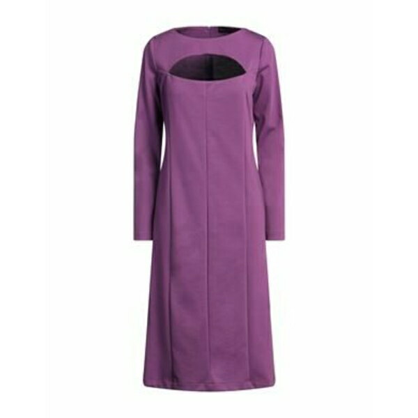 【送料無料】 クリスティーナガビオリ レディース ワンピース トップス Midi dresses Purple