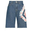 【送料無料】 アミッシュ レディース デニムパンツ ボトムス Denim shorts Blue(4)