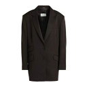 【送料無料】 マルタンマルジェラ レディース ジャケット&ブルゾン アウター Blazers Brown