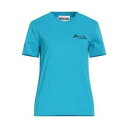 【送料無料】 モスキーノ レディース Tシャツ トップス T-shirts Azure(4)