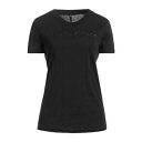 【送料無料】 マニラグレース レディース Tシャツ トップス T-shirts Black(4)