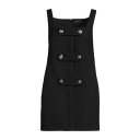 【送料無料】 ヴェルサーチ レディース ワンピース トップス Mini dresses Black