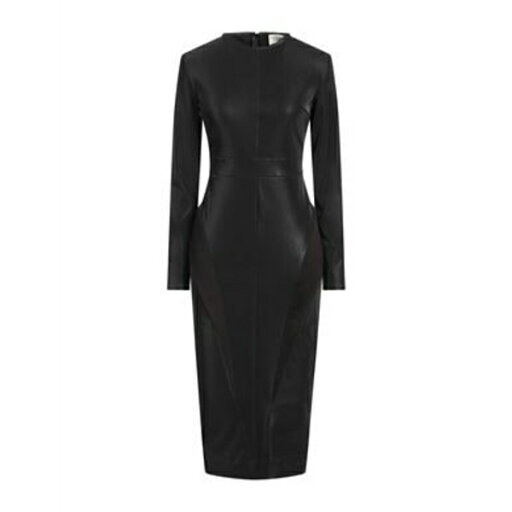 【送料無料】 アレッシアサンティ レディース ワンピース トップス Midi dresses Black 【送料無料】 アレッシアサンティ レディース ワンピース トップス Midi dresses Black
