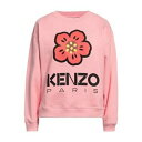 【送料無料】 ケンゾー レディース パーカー・スウェットシャツ アウター Sweatshirts Pink