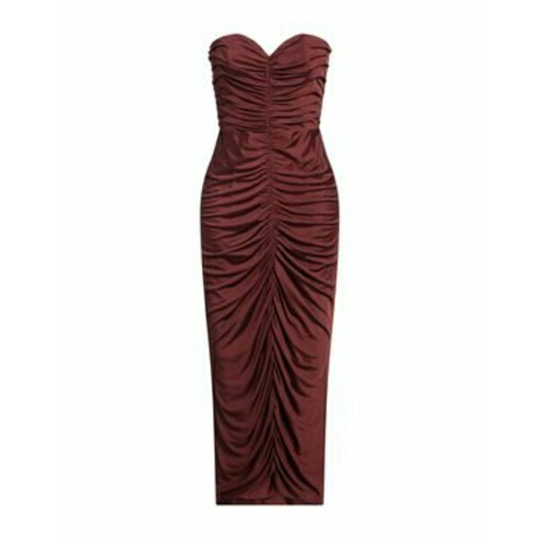 【送料無料】 コスタレロス レディース ワンピース トップス Midi dresses Brown