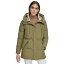 カルバンクライン レディース ジャケット＆ブルゾン アウター Women's Hooded Anorak Puffer Coat Mili..