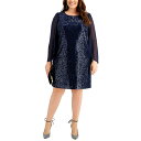 RlNebh fB[X s[X gbvX Plus Size Cape-Sleeve Sequin Dress Red