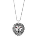 GtB[ RNV fB[X lbNXE`[J[Ey_ggbv ANZT[ EFFY&reg; Men's Ruby (1/4 ct. t.w.) & Onyx Lion's Head 20