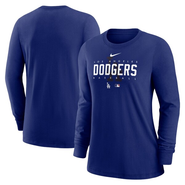 ナイキ レディース Tシャツ トップス Los Angeles Dodgers Nike Women's Authentic Collection Legend Performance Long Sleeve TShirt Royal