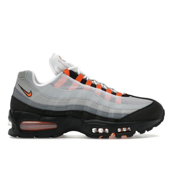 Nike ナイキ メンズ スニーカー 【Nike Air Max 95 OG Big Bubble Bright Mandarin (2025)】 サイズ US_M_15 White/Bright Mandarin/Wolf Grey/Light Smoke Grey/Black