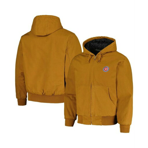 ダンブルック メンズ ジャケット&ブルゾン アウター Men's Brown Chicago Cubs Dakota Work Full-Zip Hoodie Jacket Brown ダンブルック メンズ ジャケット&ブルゾン アウター Men's Brown Chicago Cubs Dakota Work Full-Zip Hoodie Jacket Brown