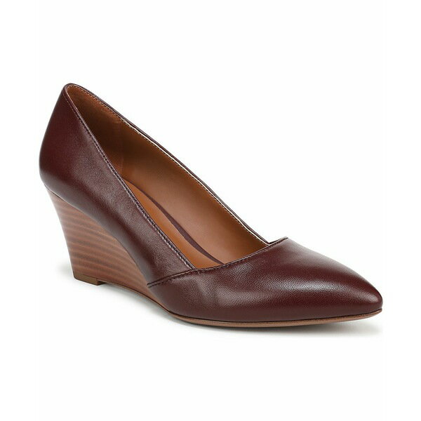 ե󥳥 ǥ ѥץ 塼 Women's Frankie Pointed Toe Wedge Pumps Oxblood Red Leather