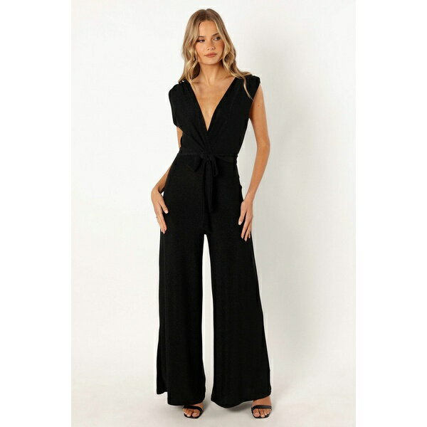 ペタル アンド パップ レディース ワンピース トップス Women's Nora Wide Leg Jumpsuit Black