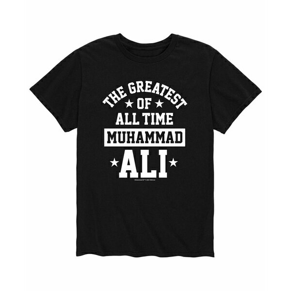 エアウェーブス メンズ シャツ トップス Men's Muhammad Ali Greatest of All Time T-shirt Black(4)