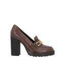 【送料無料】 ホーガン レディース スリッポン・ローファー シューズ Loafers Brown