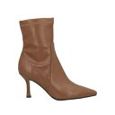 【送料無料】 アンナ・エフ レディース ブーツ シューズ Ankle boots Brown