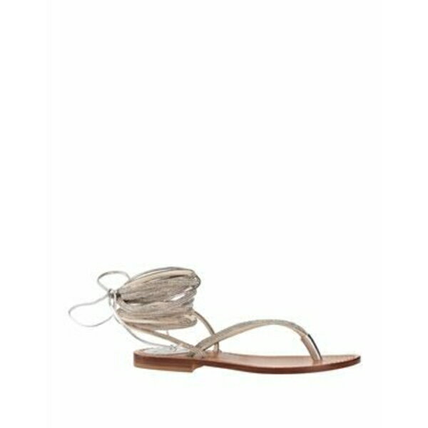 【送料無料】 ヒボウラマ レディース サンダル シューズ Thong sandals Silver