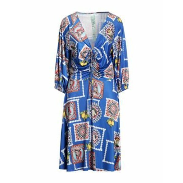 【送料無料】 イル テ デッレ 5 レディース ワンピース トップス Mini dresses Blue