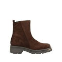 【送料無料】 ジュネーブ レディース ブーツ シューズ Ankle boots Brown