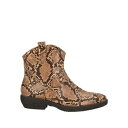 【送料無料】 フランチェスコ ミラノ レディース ブーツ シューズ Ankle boots Beige