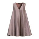 【送料無料】 ザロウ レディース ワンピース トップス Mini dresses Purple