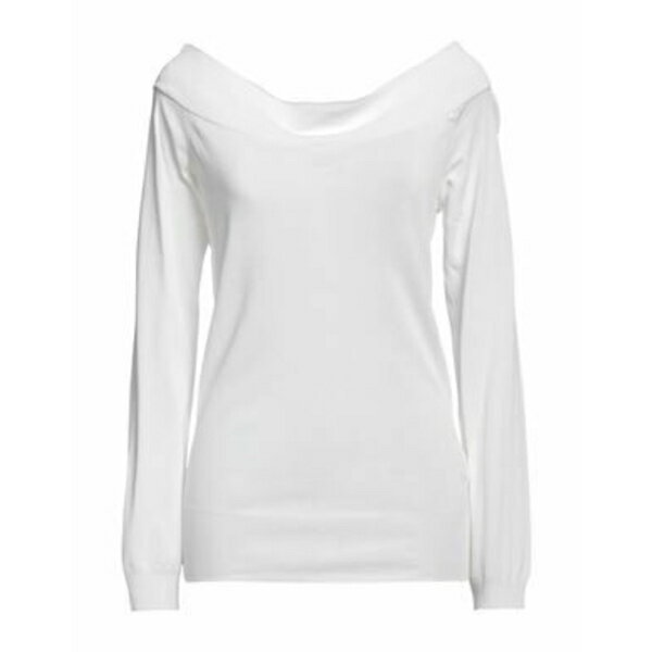 【送料無料】 アルファス テューディオ レディース ニット&セーター アウター Sweaters White